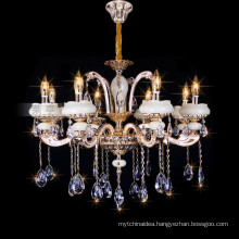 Modern Hotel Lamp, Candle Chandelier Crystal Light, Crystal Pendant Lamp 88632